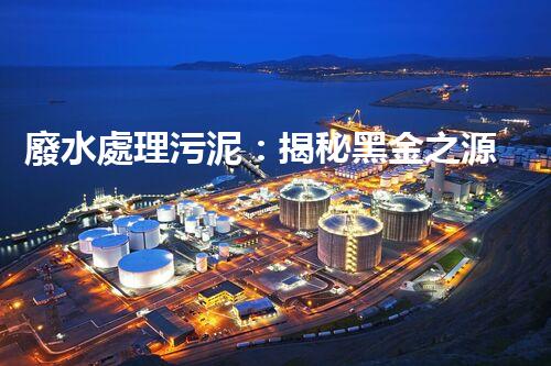 廢水處理污泥：揭秘黑金之源，你知道它們能變廢為寶嗎？